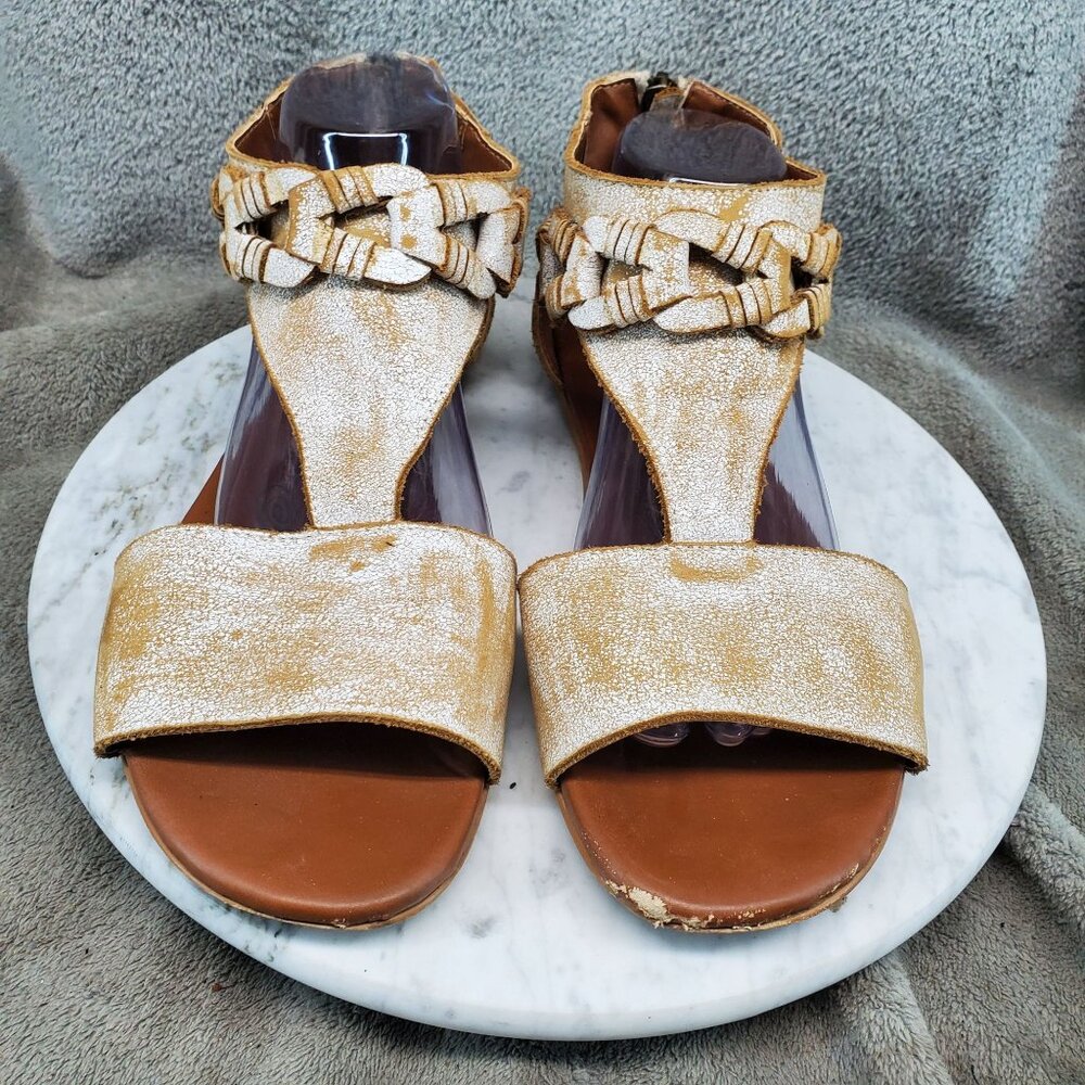 Naughty Monkey Shoes Womens 10 Loop D Loop Tan Le… - image 5